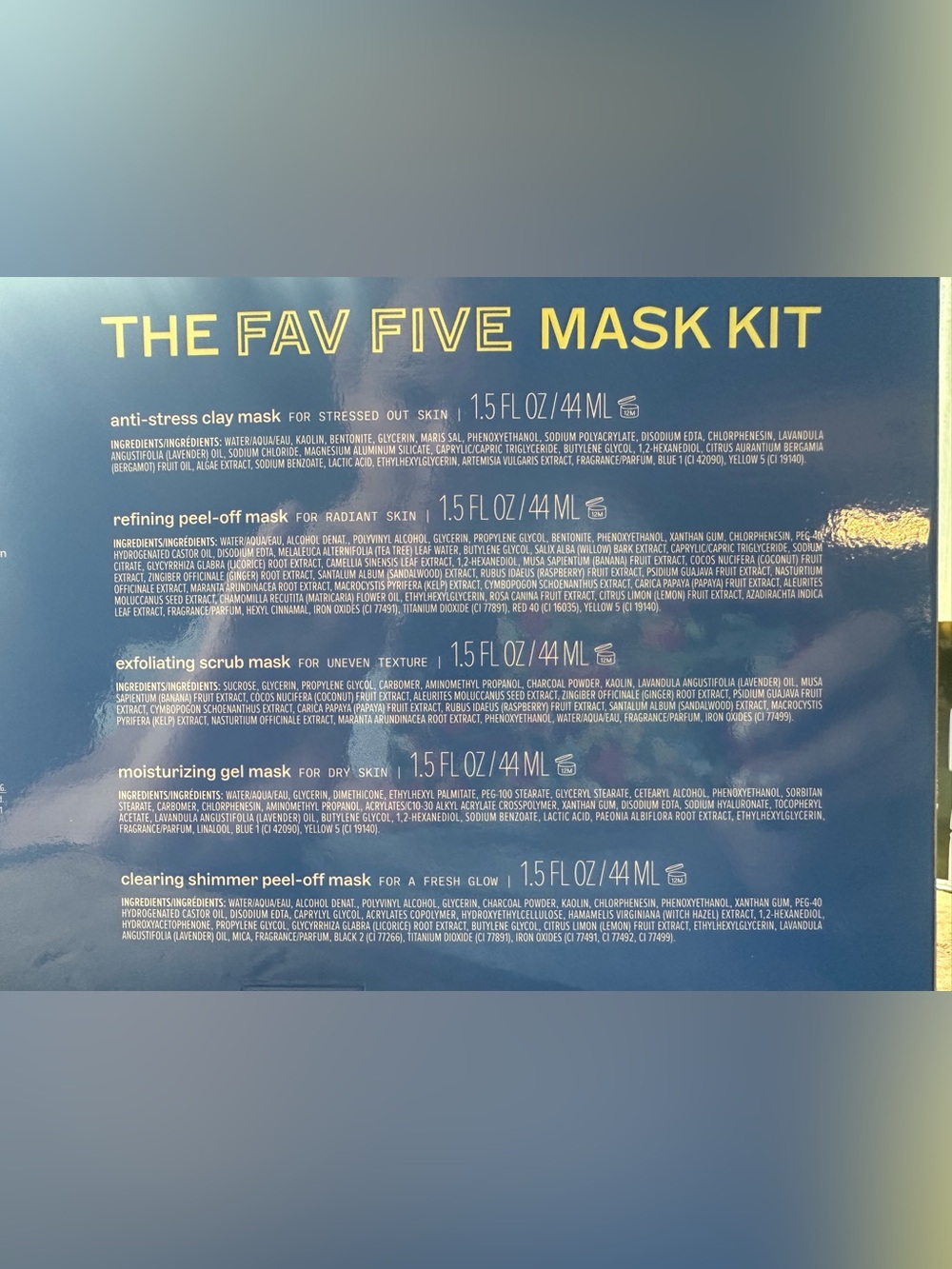 FREEMAN LIMITED EDITION THE FAV FIVE MASK KIT 5 PC. NEW - Picture 6 of 7